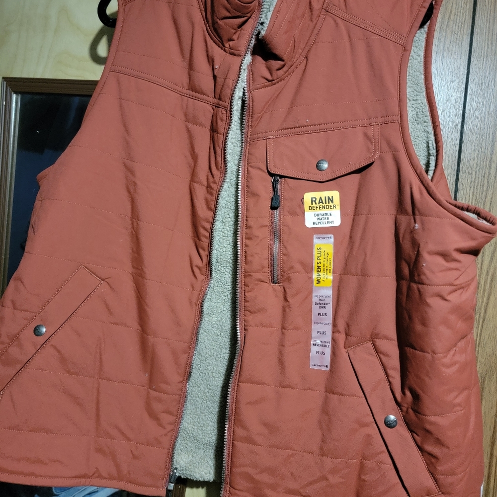 Fleece lined vest
